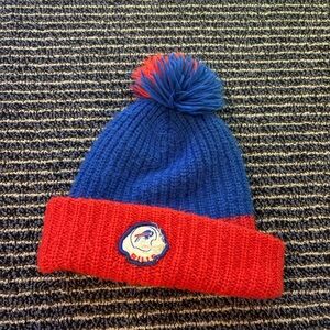 Sold RARE Authentic VINTAGE 1960s White Helmet STITCHED/Knit BUFFALO BILLS hat